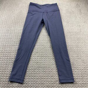 90 Degree by Reflex Stretchy Legging Pants Women Size Large L Blue Activewear